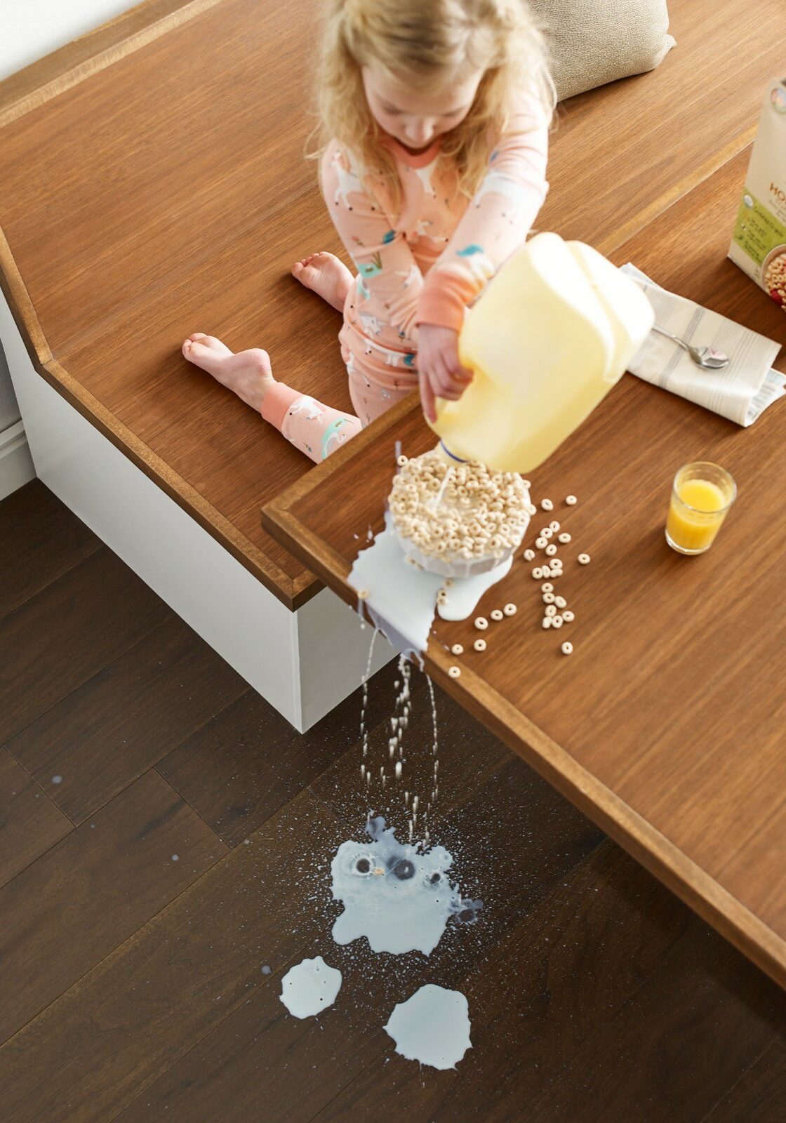Milk spill cleaning | Flooring & Tile World